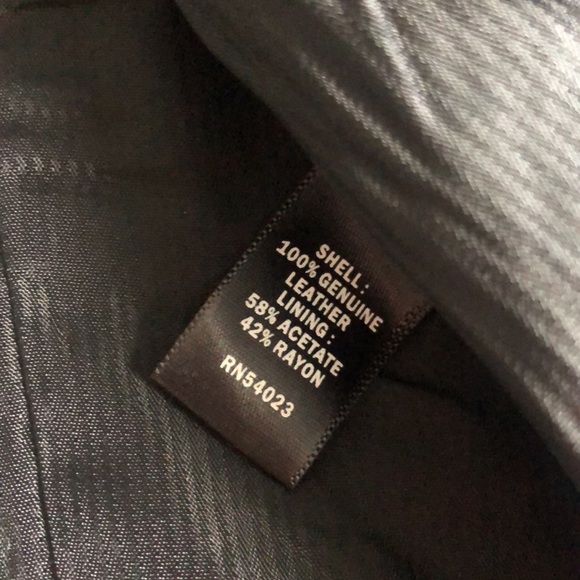 Banana Republic Genuine Black Leather Like New Size Small - Picture 6 of 7